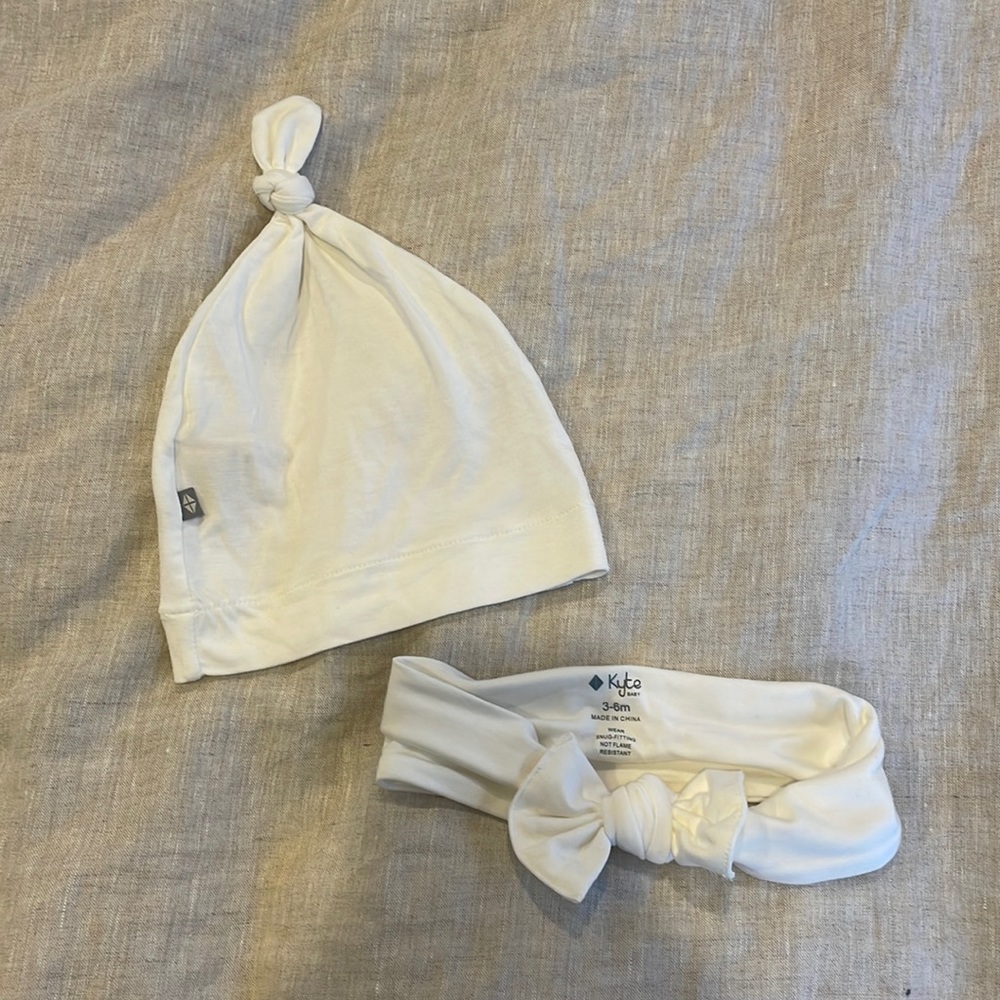 Kyte baby hat + bow